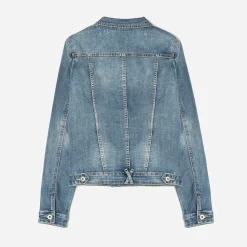 Veste en jean délavé^Texto Outlet